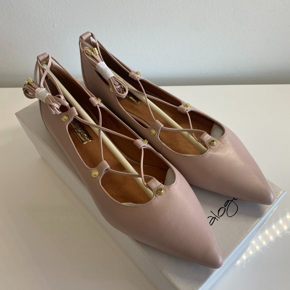Halogen Owen Pointy Toe Flat Blush Size 8.5 - Picture 4 of 6